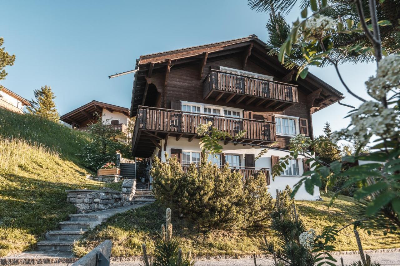 Chalet Sunna Hoeckli - Pistennah Und Ruhig Mit Panoramablick 阿罗萨 外观 照片